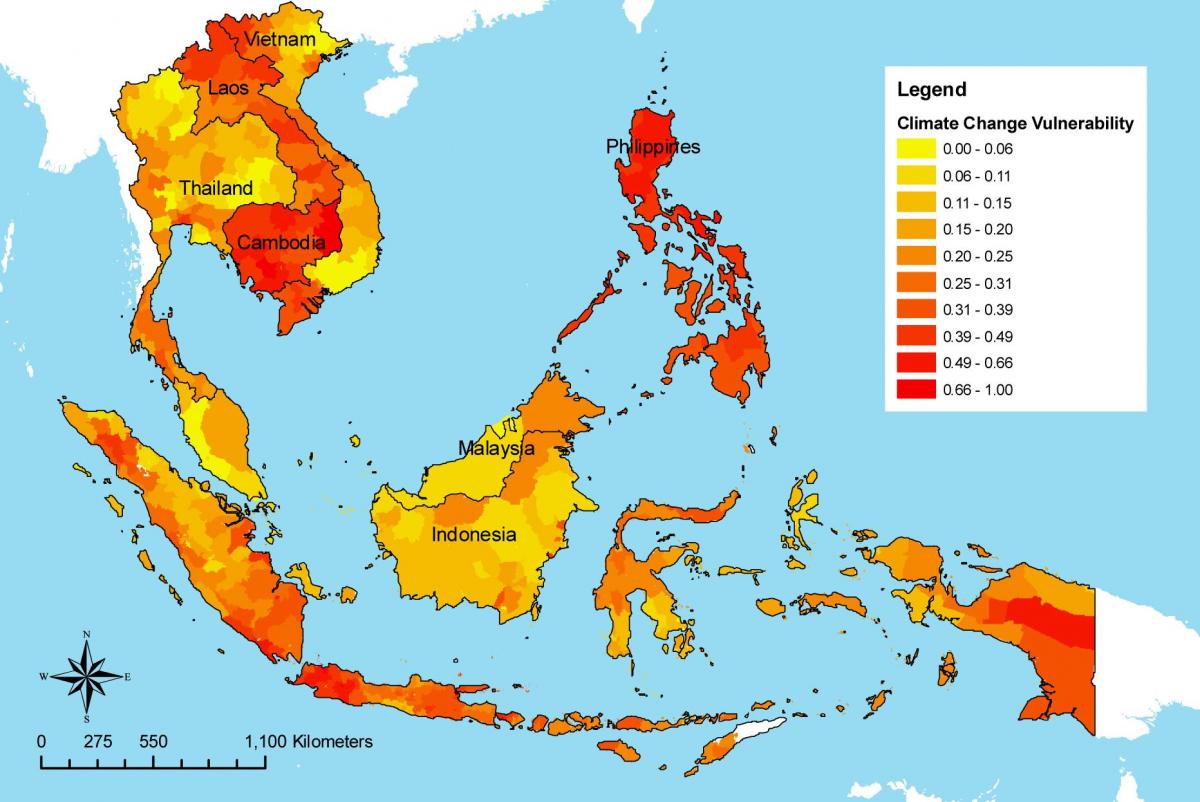 図カンボジア気候