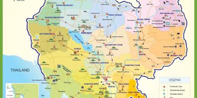 カンボジア ボ地図 地図カンボジア ボン 東南アジア アジア